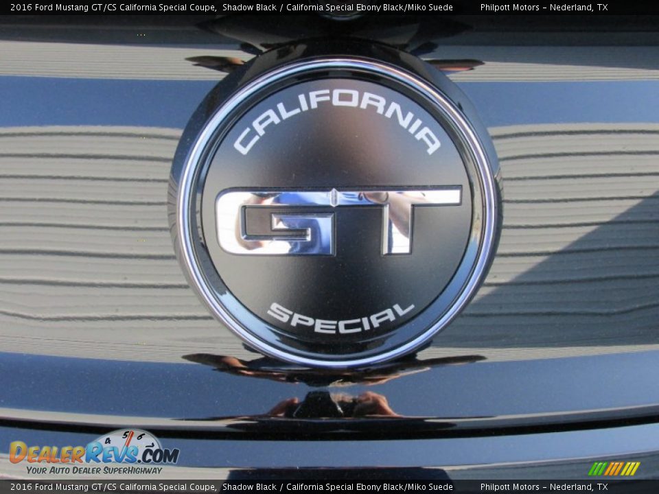 2016 Ford Mustang GT/CS California Special Coupe Shadow Black / California Special Ebony Black/Miko Suede Photo #14