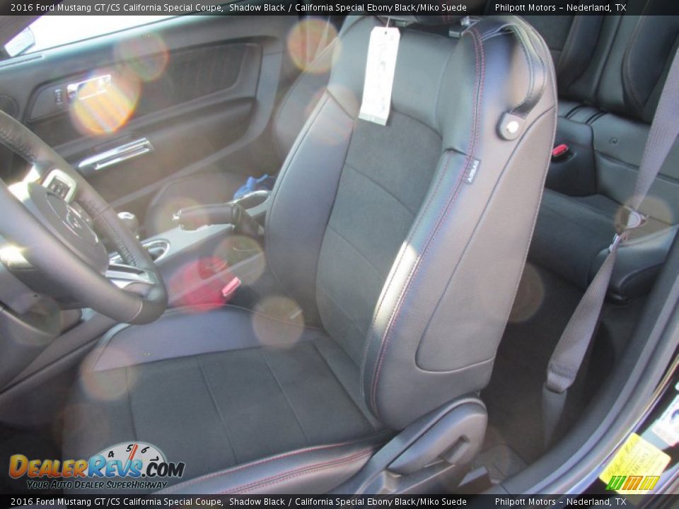 Front Seat of 2016 Ford Mustang GT/CS California Special Coupe Photo #19