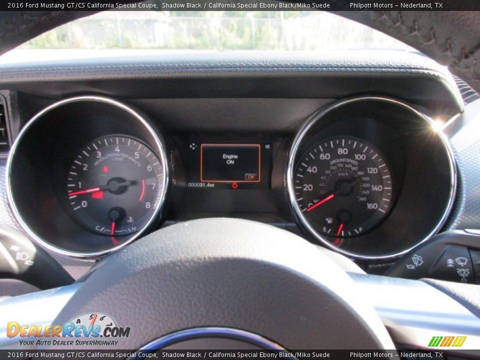 2016 Ford Mustang GT/CS California Special Coupe Gauges Photo #28