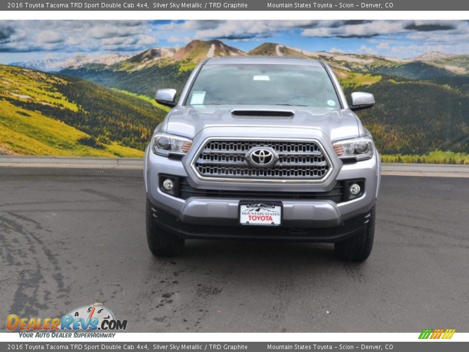 2016 Toyota Tacoma TRD Sport Double Cab 4x4 Silver Sky Metallic / TRD Graphite Photo #2