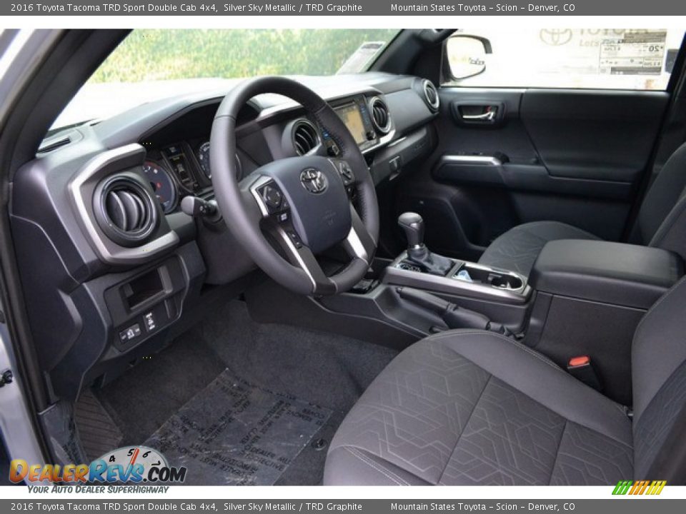 2016 Toyota Tacoma TRD Sport Double Cab 4x4 Silver Sky Metallic / TRD Graphite Photo #5