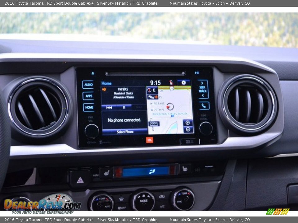 2016 Toyota Tacoma TRD Sport Double Cab 4x4 Silver Sky Metallic / TRD Graphite Photo #6