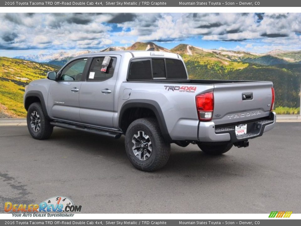 Silver Sky Metallic 2016 Toyota Tacoma TRD Off-Road Double Cab 4x4 Photo #3