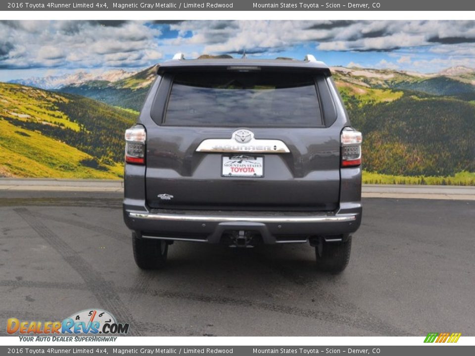 2016 Toyota 4Runner Limited 4x4 Magnetic Gray Metallic / Limited Redwood Photo #4