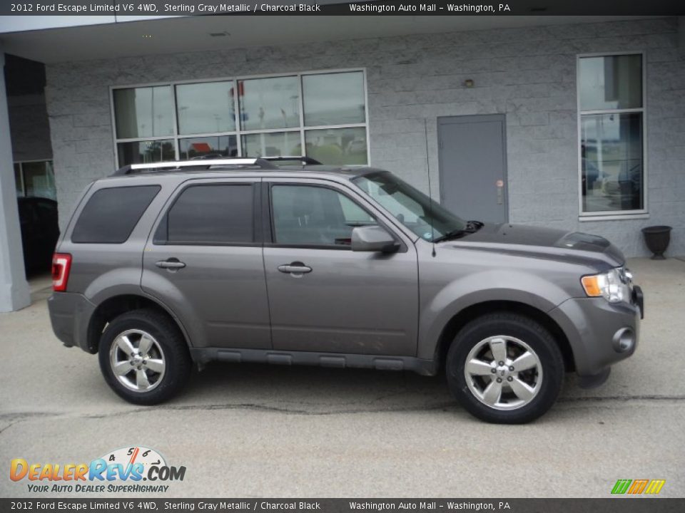 2012 Ford Escape Limited V6 4WD Sterling Gray Metallic / Charcoal Black Photo #2