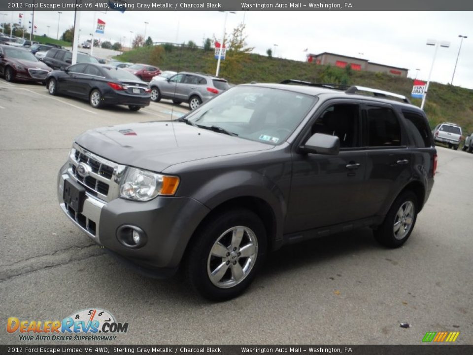 2012 Ford Escape Limited V6 4WD Sterling Gray Metallic / Charcoal Black Photo #5