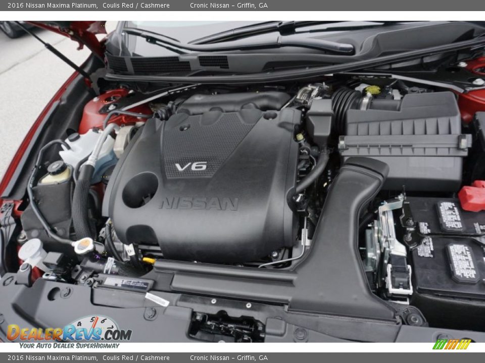 2016 Nissan Maxima Platinum 3.5 Liter DOHC 24-Valve CVTCS V6 Engine Photo #13