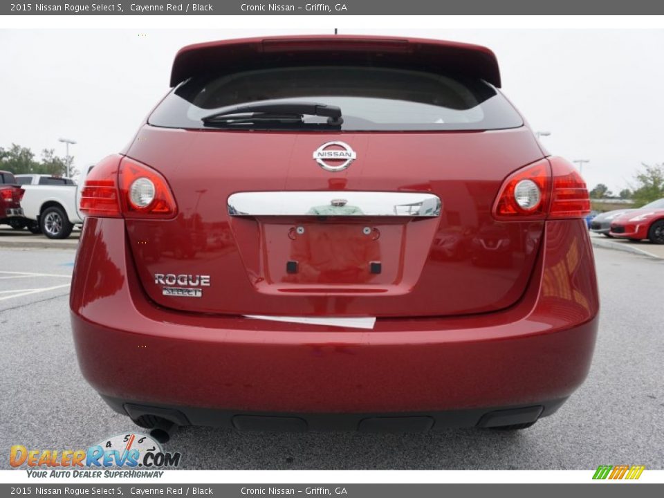 2015 Nissan Rogue Select S Cayenne Red / Black Photo #4