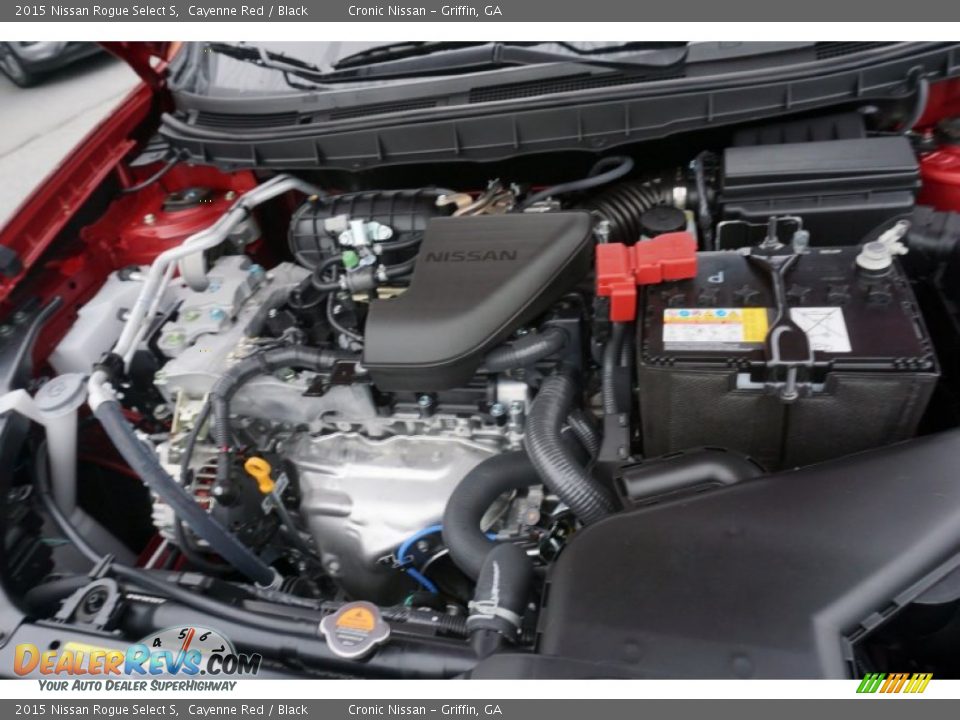 2015 Nissan Rogue Select S Cayenne Red / Black Photo #12