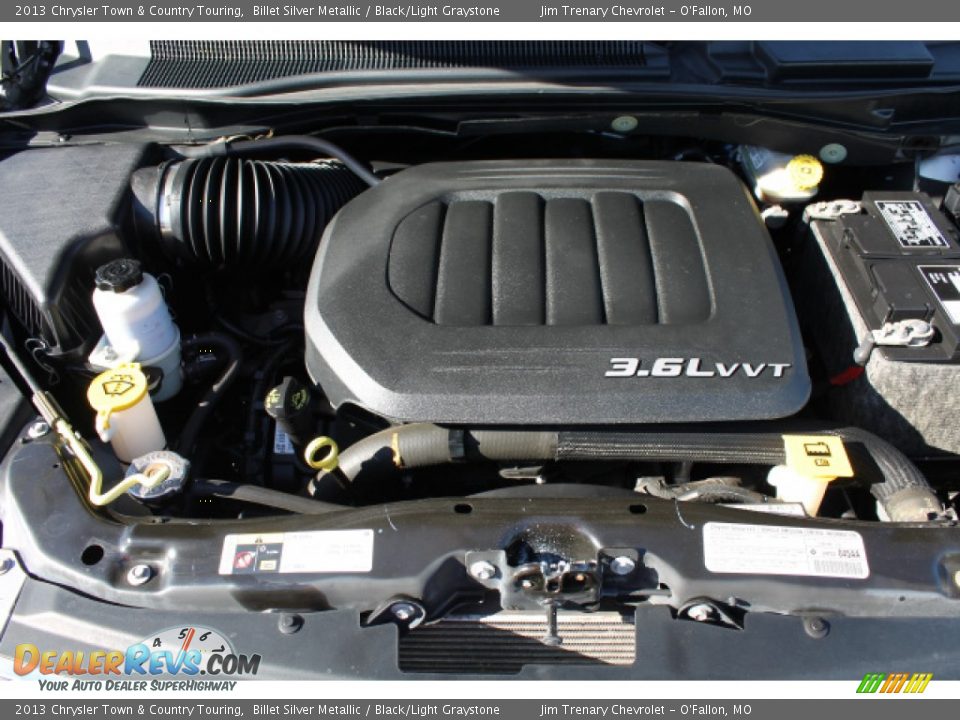 2013 Chrysler Town & Country Touring Billet Silver Metallic / Black/Light Graystone Photo #7