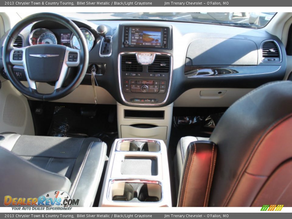 2013 Chrysler Town & Country Touring Billet Silver Metallic / Black/Light Graystone Photo #10