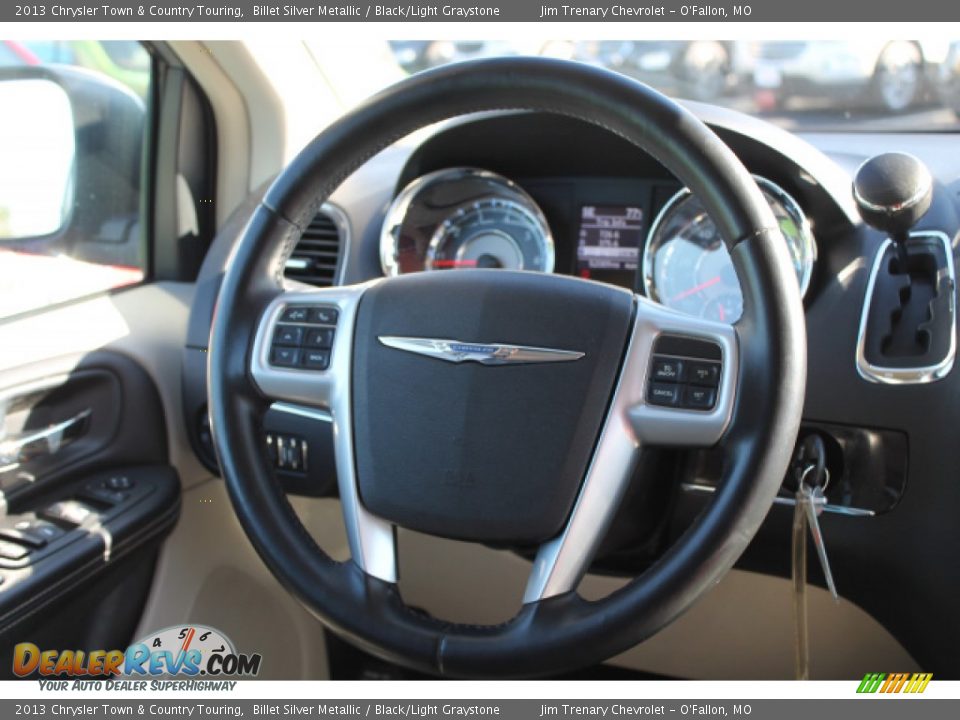 2013 Chrysler Town & Country Touring Billet Silver Metallic / Black/Light Graystone Photo #11