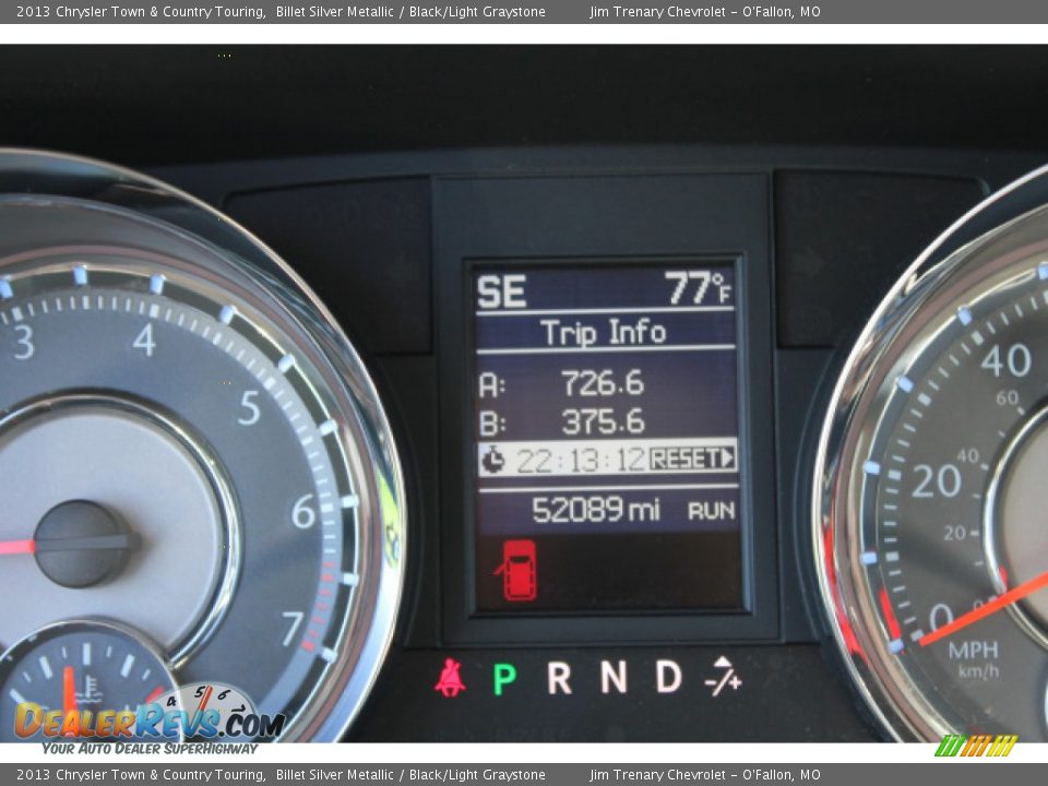 2013 Chrysler Town & Country Touring Billet Silver Metallic / Black/Light Graystone Photo #14