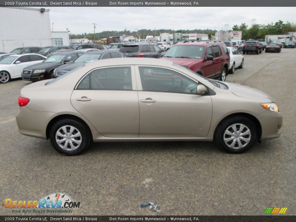 2009 Toyota Corolla LE Desert Sand Mica / Bisque Photo #2