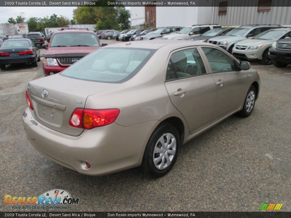 2009 Toyota Corolla LE Desert Sand Mica / Bisque Photo #3