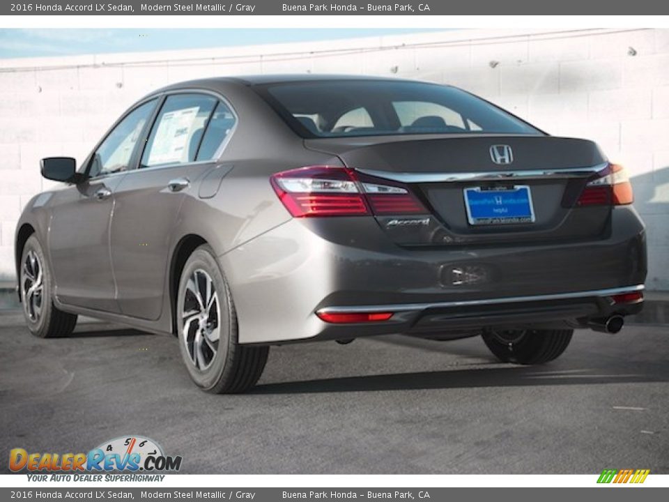 2016 Honda Accord LX Sedan Modern Steel Metallic / Gray Photo #2