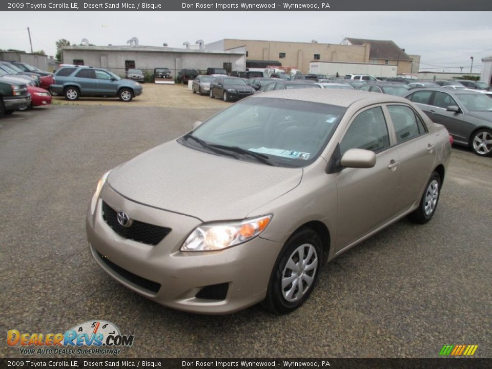 Front 3/4 View of 2009 Toyota Corolla LE Photo #8
