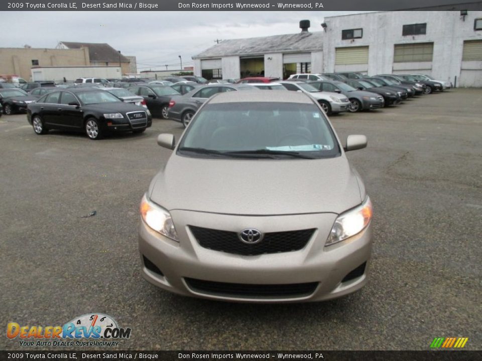 2009 Toyota Corolla LE Desert Sand Mica / Bisque Photo #11