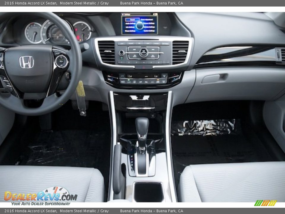 2016 Honda Accord LX Sedan Modern Steel Metallic / Gray Photo #12