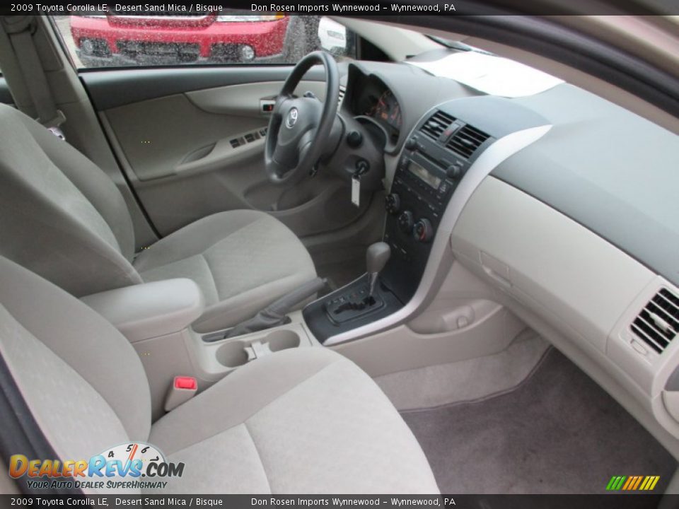 2009 Toyota Corolla LE Desert Sand Mica / Bisque Photo #12