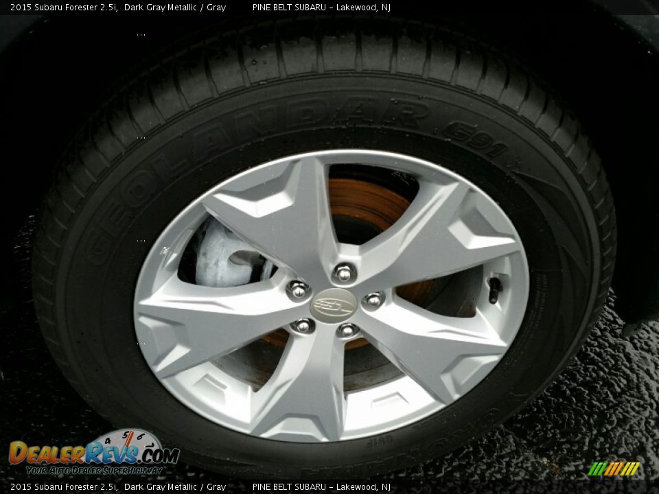 2015 Subaru Forester 2.5i Dark Gray Metallic / Gray Photo #4