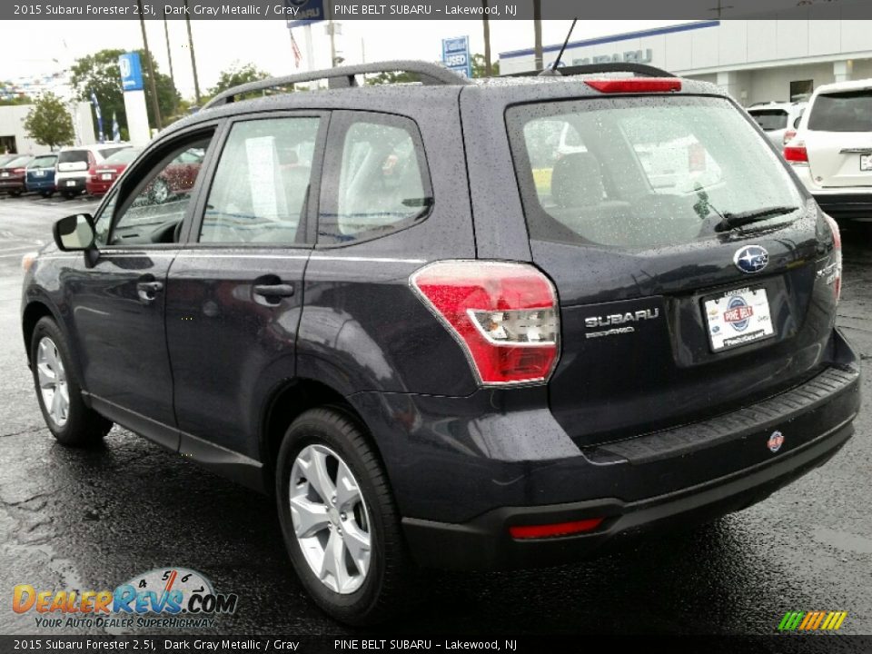 2015 Subaru Forester 2.5i Dark Gray Metallic / Gray Photo #11