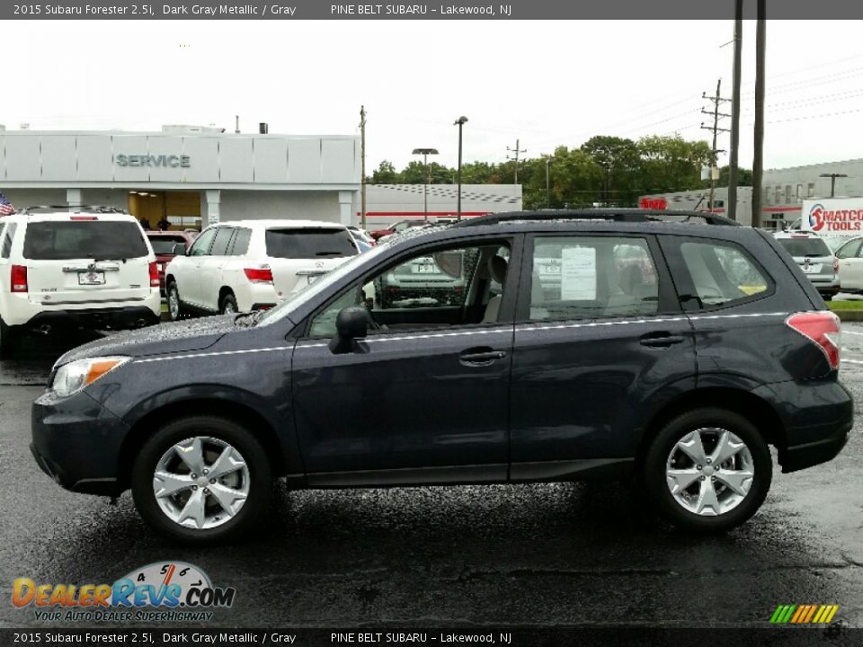 2015 Subaru Forester 2.5i Dark Gray Metallic / Gray Photo #12