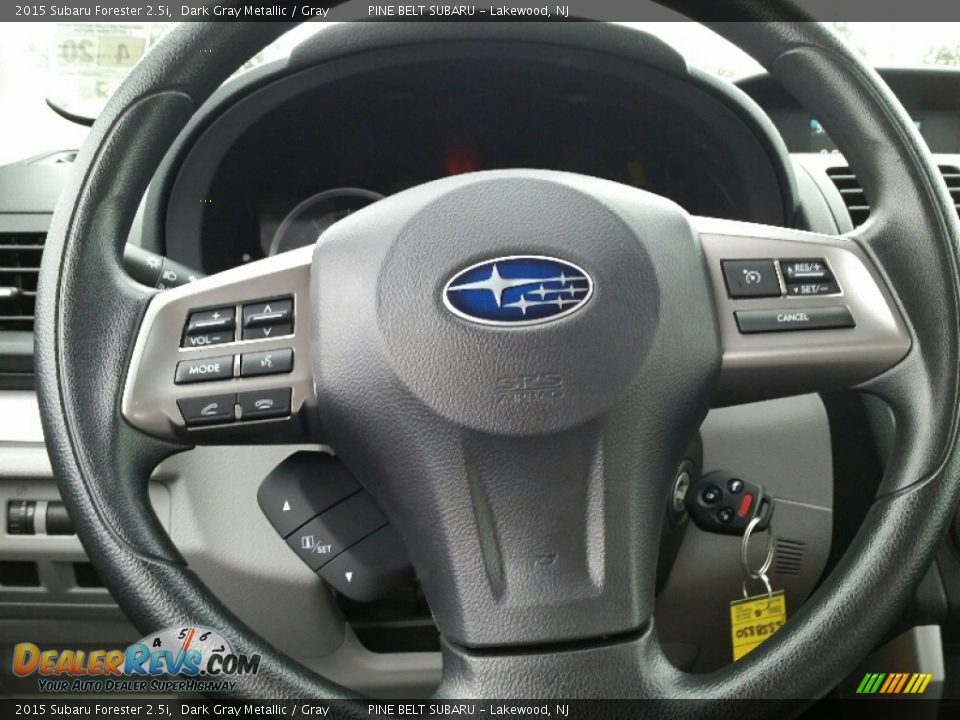 2015 Subaru Forester 2.5i Dark Gray Metallic / Gray Photo #15