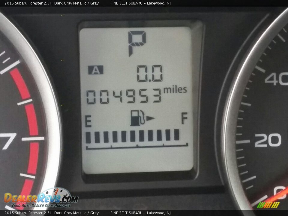 2015 Subaru Forester 2.5i Dark Gray Metallic / Gray Photo #20