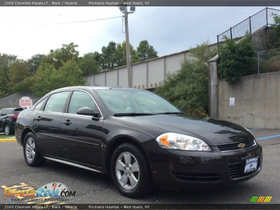 2009 Chevrolet Impala LT Black / Neutral Photo #3