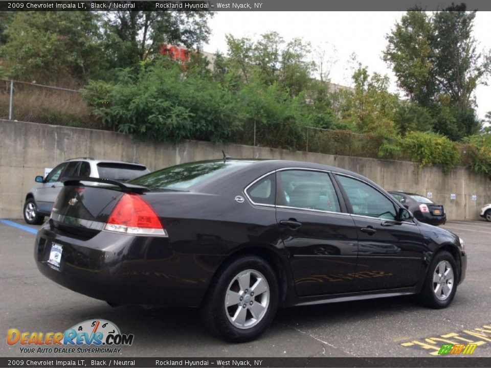 2009 Chevrolet Impala LT Black / Neutral Photo #4