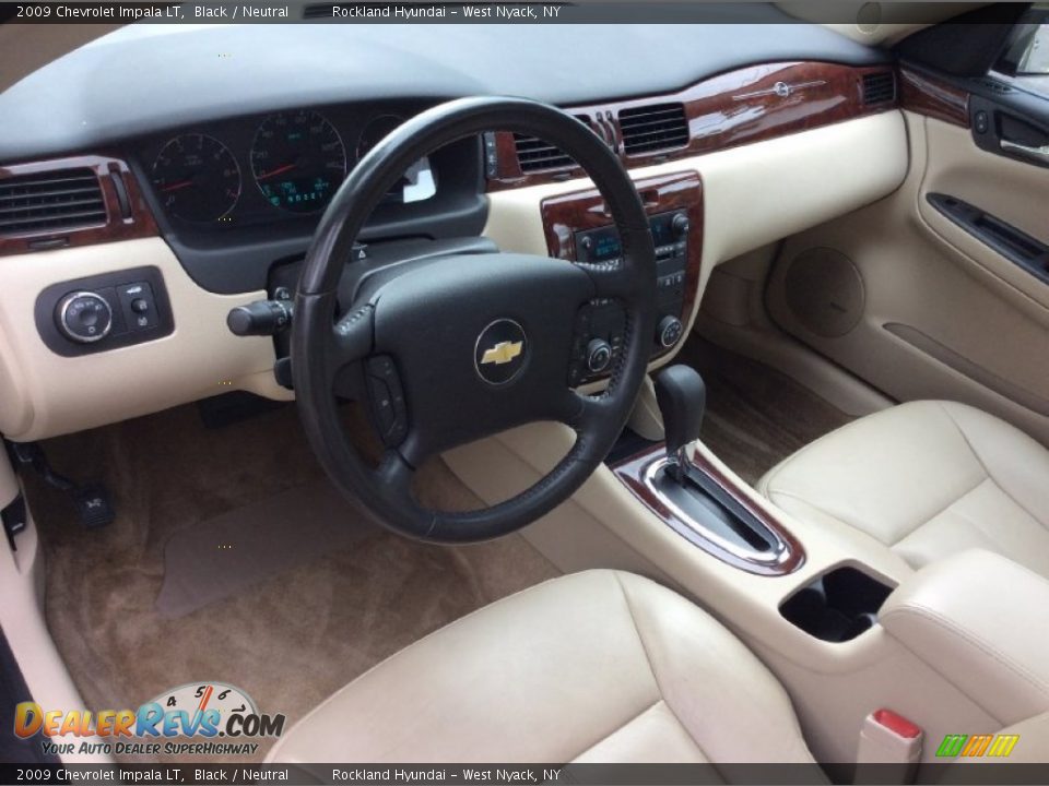 2009 Chevrolet Impala LT Black / Neutral Photo #9