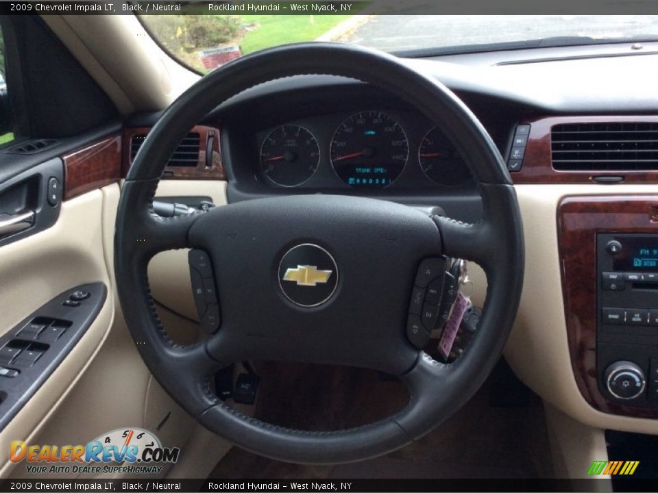 2009 Chevrolet Impala LT Black / Neutral Photo #17