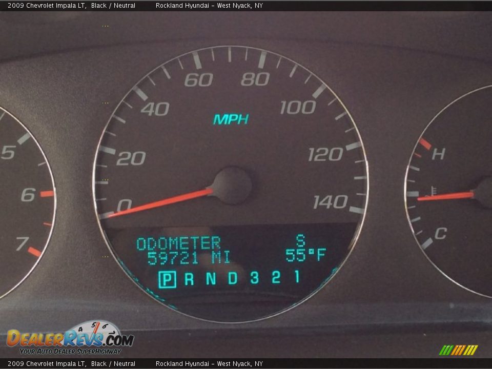 2009 Chevrolet Impala LT Black / Neutral Photo #20