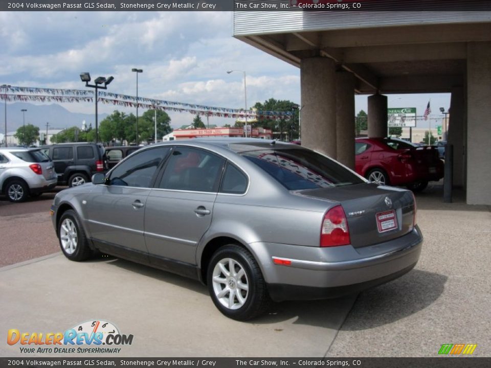 2004 Volkswagen Passat GLS Sedan Stonehenge Grey Metallic / Grey Photo #3