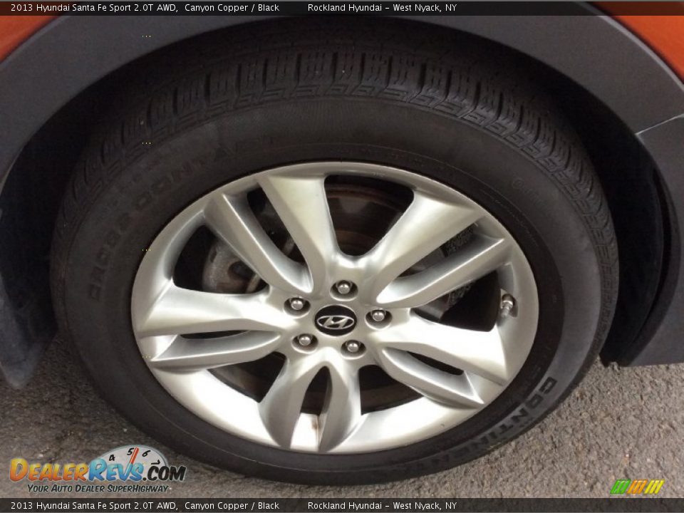 2013 Hyundai Santa Fe Sport 2.0T AWD Canyon Copper / Black Photo #29