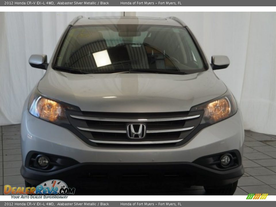 2012 Honda CR-V EX-L 4WD Alabaster Silver Metallic / Black Photo #3