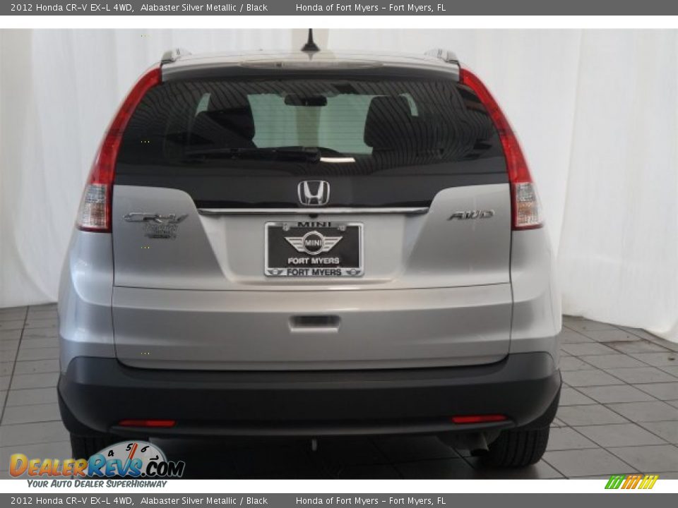 2012 Honda CR-V EX-L 4WD Alabaster Silver Metallic / Black Photo #7