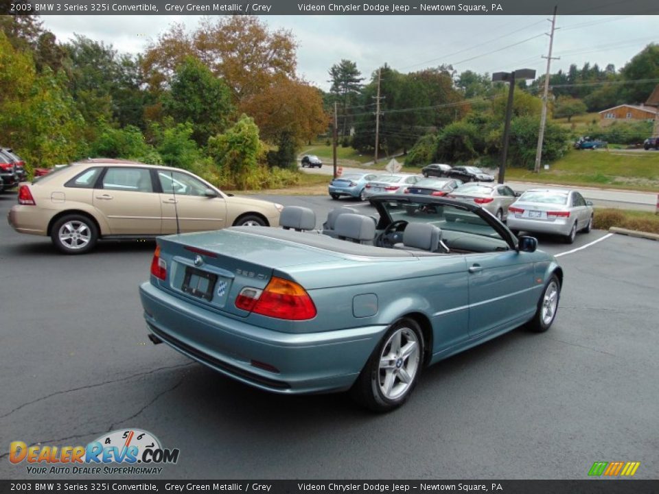 2003 BMW 3 Series 325i Convertible Grey Green Metallic / Grey Photo #3
