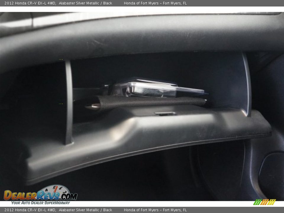 2012 Honda CR-V EX-L 4WD Alabaster Silver Metallic / Black Photo #14