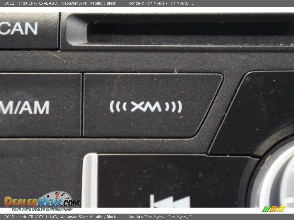 2012 Honda CR-V EX-L 4WD Alabaster Silver Metallic / Black Photo #18