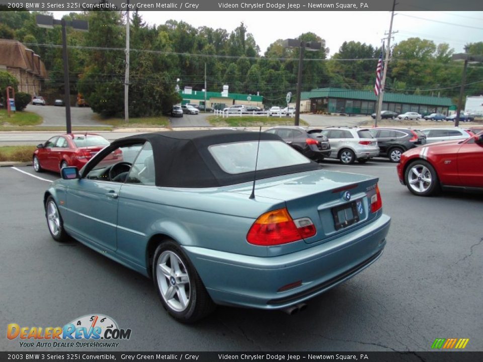 2003 BMW 3 Series 325i Convertible Grey Green Metallic / Grey Photo #10