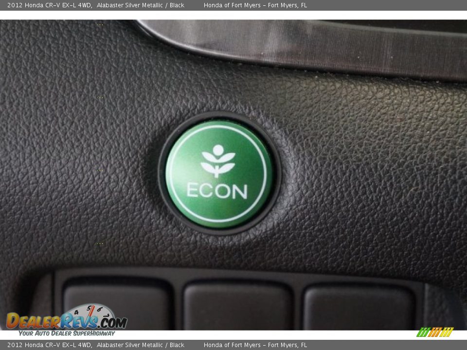 2012 Honda CR-V EX-L 4WD Alabaster Silver Metallic / Black Photo #22