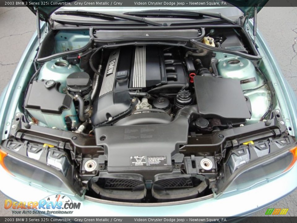 2003 BMW 3 Series 325i Convertible 2.5L DOHC 24V Inline 6 Cylinder Engine Photo #12