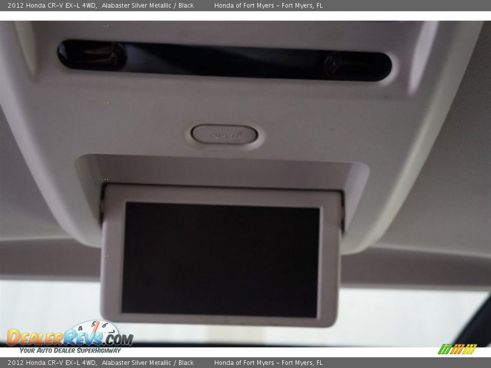 2012 Honda CR-V EX-L 4WD Alabaster Silver Metallic / Black Photo #30