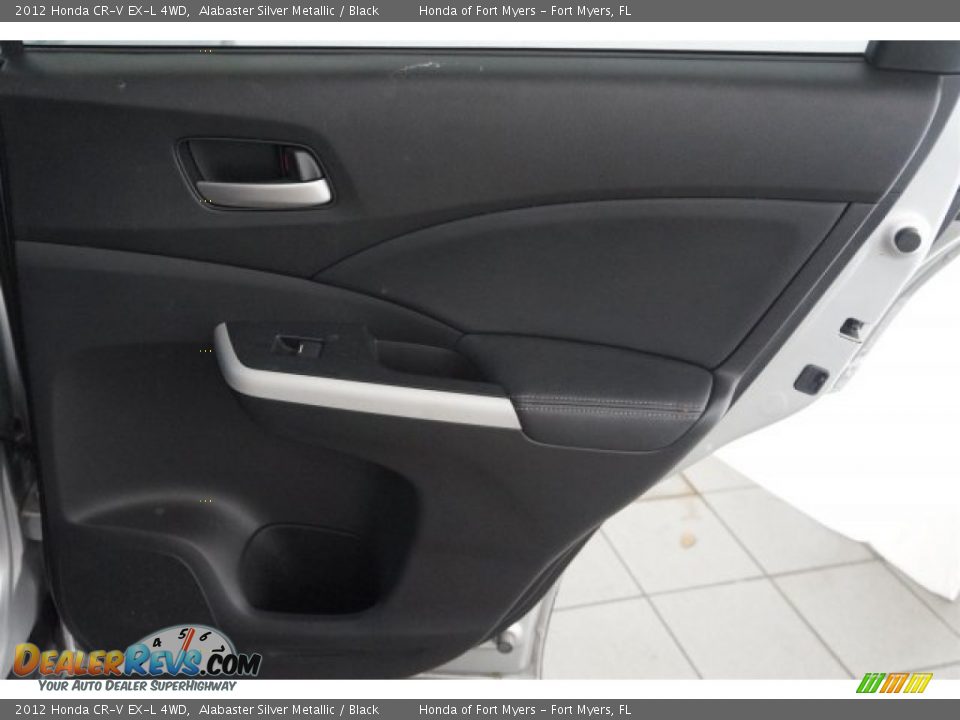 2012 Honda CR-V EX-L 4WD Alabaster Silver Metallic / Black Photo #32
