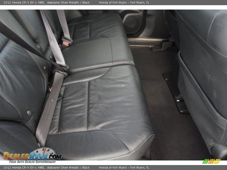 2012 Honda CR-V EX-L 4WD Alabaster Silver Metallic / Black Photo #33