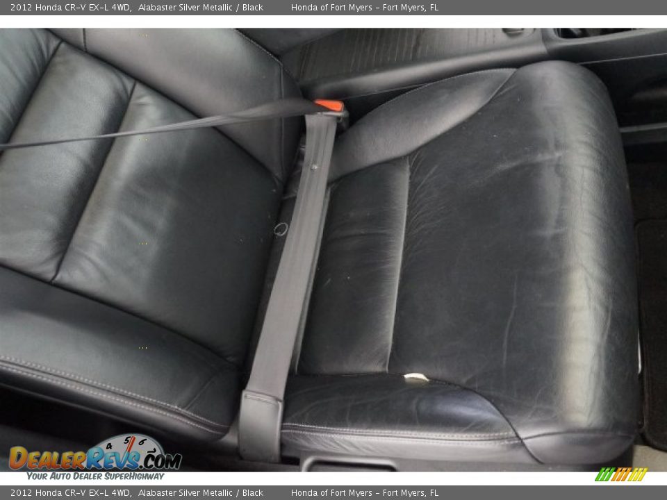 2012 Honda CR-V EX-L 4WD Alabaster Silver Metallic / Black Photo #35