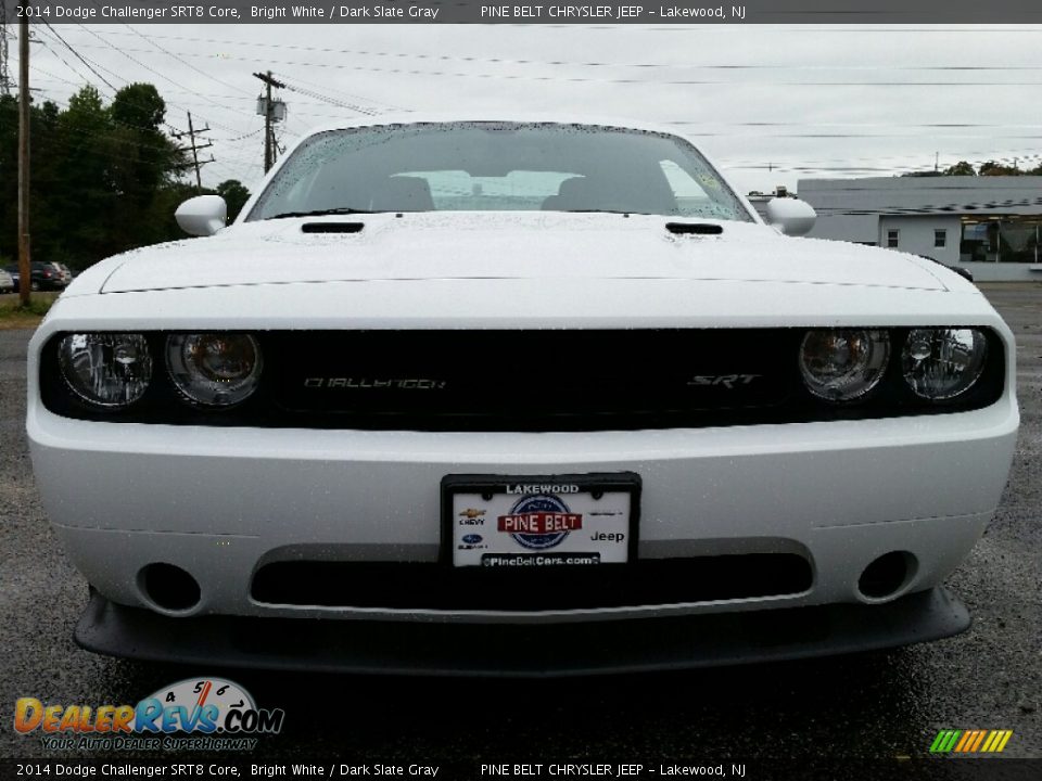 2014 Dodge Challenger SRT8 Core Bright White / Dark Slate Gray Photo #2