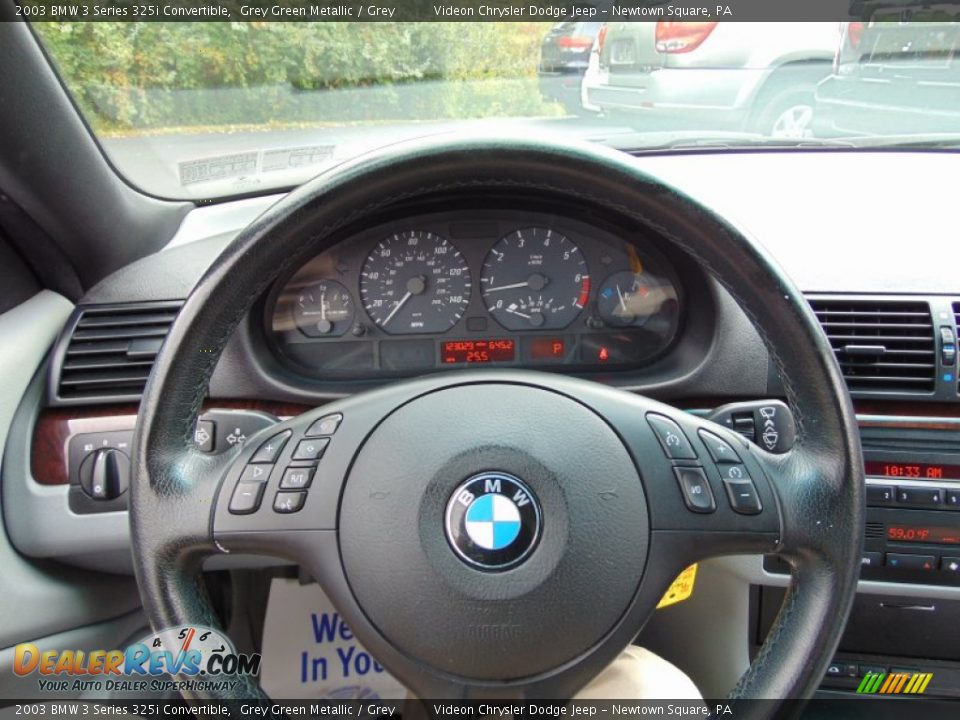 2003 BMW 3 Series 325i Convertible Steering Wheel Photo #26